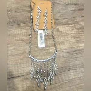 Necklace and earrings